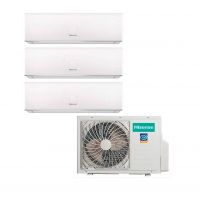 Мульти сплит система Hisense AMS-09UR4SVEDB65 x 3 / AMW3-24U4SZD